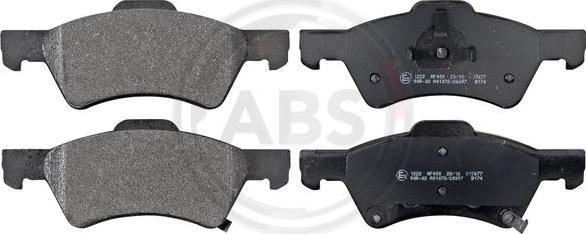 A.B.S. 38857 - Set placute frana,frana disc www.parts5.com