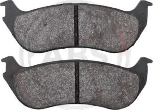 A.B.S. 38881 - Brake Pad Set, disc brake www.parts5.com