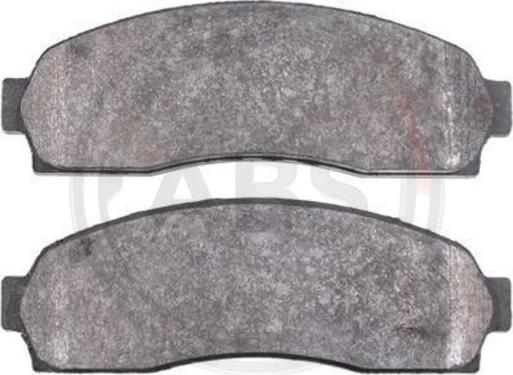 A.B.S. 38833 - Brake Pad Set, disc brake www.parts5.com