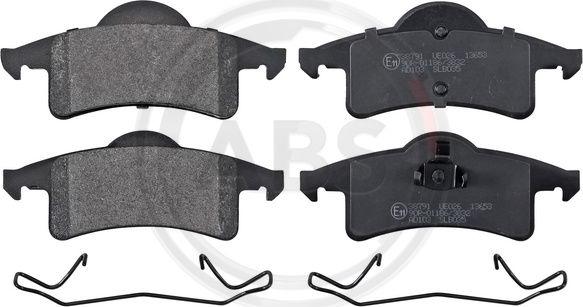 A.B.S. 38791 - Brake Pad Set, disc brake parts5.com