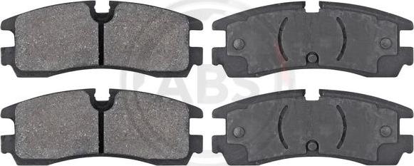 A.B.S. 38754 - Brake Pad Set, disc brake www.parts5.com