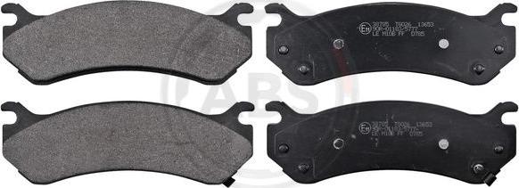 A.B.S. 38785 - Brake Pad Set, disc brake www.parts5.com