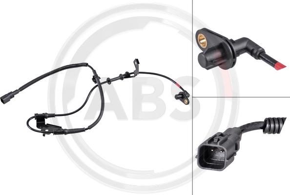 A.B.S. 32090 - Tekerlek hız sensörü parts5.com