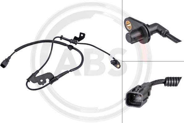 A.B.S. 32089 - Sensor, wheel speed www.parts5.com