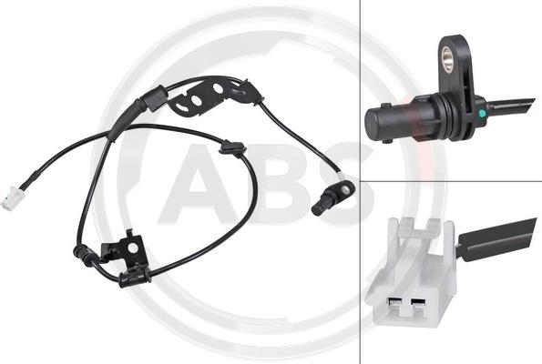 A.B.S. 32258 - Датчик, обороти на колелото www.parts5.com