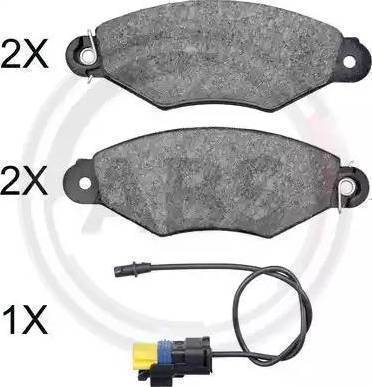 Delphi LP1111 - Brake Pad Set, disc brake www.parts5.com