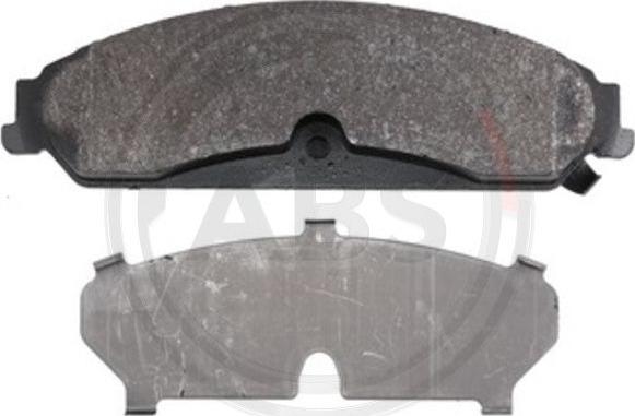 A.B.S. 37949 - Brake Pad Set, disc brake www.parts5.com