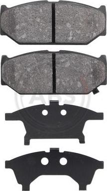 A.B.S. 37919 - Set placute frana,frana disc www.parts5.com