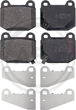 A.B.S. 37452 - Brake Pad Set, disc brake parts5.com