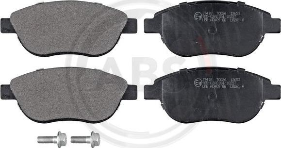 A.B.S. 37418 - Brake Pad Set, disc brake www.parts5.com