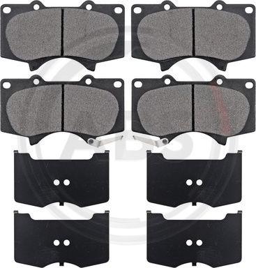 A.B.S. 37420 - Brake Pad Set, disc brake www.parts5.com