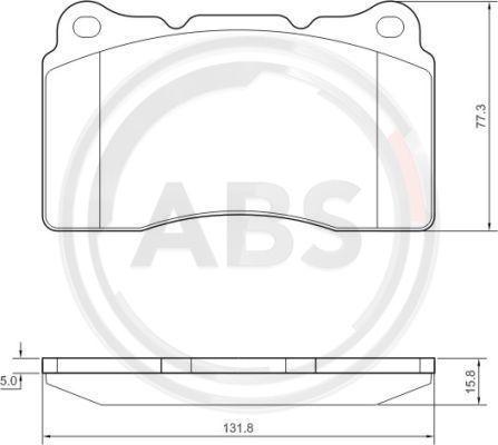 A.B.S. 37479 - Brake Pad Set, disc brake www.parts5.com