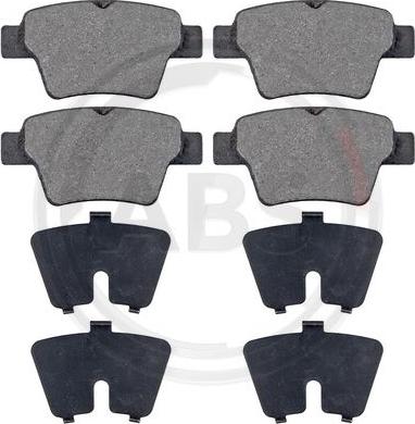 A.B.S. 37475 - Brake Pad Set, disc brake parts5.com