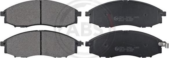 A.B.S. 37541 - Brake Pad Set, disc brake parts5.com