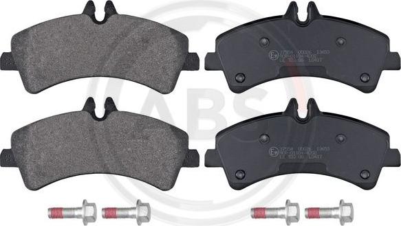 A.B.S. 37554 - Set placute frana,frana disc www.parts5.com