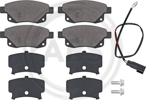 A.B.S. 37560 - Set placute frana,frana disc www.parts5.com