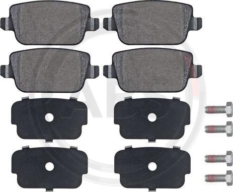 A.B.S. 37561 - Brake Pad Set, disc brake www.parts5.com