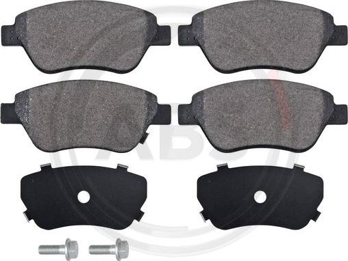 A.B.S. 37563 - Brake Pad Set, disc brake www.parts5.com