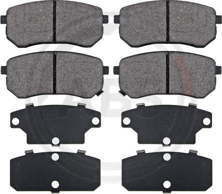 A.B.S. 37515 - Brake Pad Set, disc brake www.parts5.com