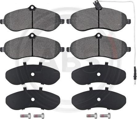 A.B.S. 37589 - Brake Pad Set, disc brake parts5.com