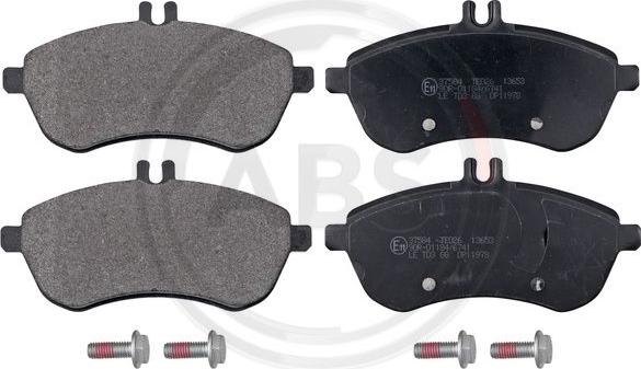 A.B.S. 37584 - Piduriklotsi komplekt,ketaspidur www.parts5.com