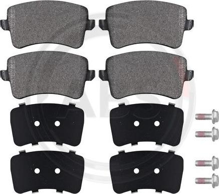 A.B.S. 37588 - Brake Pad Set, disc brake www.parts5.com