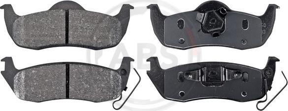 A.B.S. 37534 - Brake Pad Set, disc brake www.parts5.com