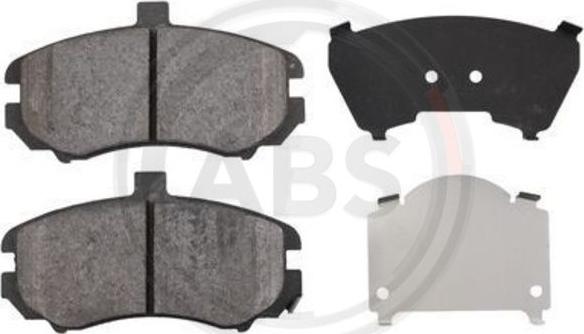 A.B.S. 37524 - Bremsbelagsatz, Scheibenbremse www.parts5.com