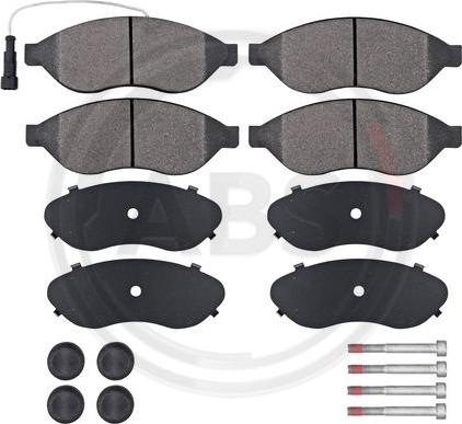 A.B.S. 37577 - Brake Pad Set, disc brake www.parts5.com