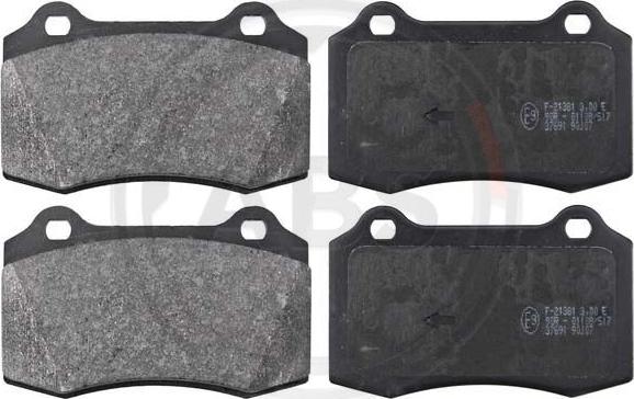 A.B.S. 37691 - Brake Pad Set, disc brake www.parts5.com