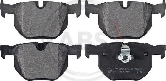 A.B.S. 37647 - Brake Pad Set, disc brake parts5.com