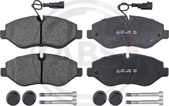 A.B.S. 37659 - Brake Pad Set, disc brake parts5.com