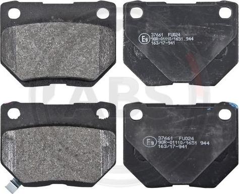 A.B.S. 37661 - Brake Pad Set, disc brake parts5.com