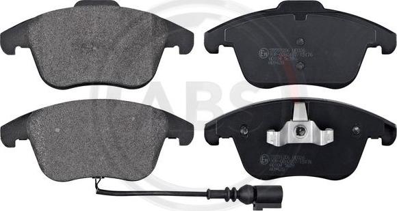 A.B.S. 37612 - Brake Pad Set, disc brake www.parts5.com