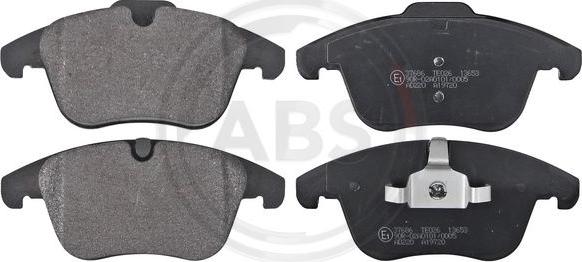 A.B.S. 37686 - Brake Pad Set, disc brake www.parts5.com