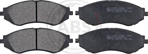 A.B.S. 37055 - Brake Pad Set, disc brake www.parts5.com