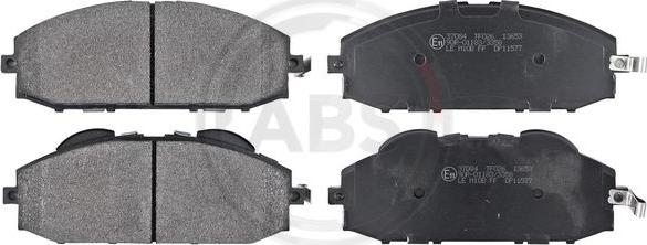 A.B.S. 37084 - Brake Pad Set, disc brake parts5.com