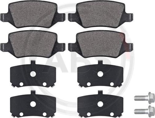 A.B.S. 37146 - Brake Pad Set, disc brake www.parts5.com