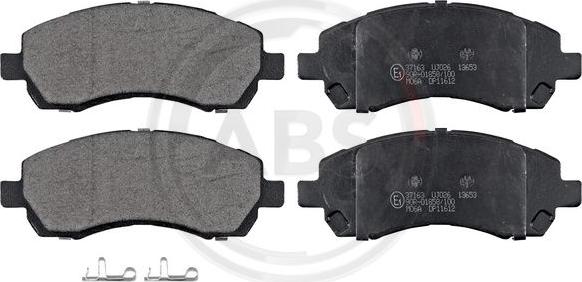 A.B.S. 37163 - Set placute frana,frana disc www.parts5.com