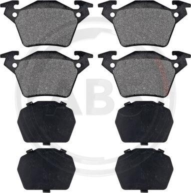 A.B.S. 37104 - Brake Pad Set, disc brake parts5.com