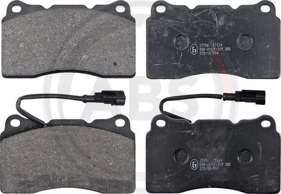 A.B.S. 37106 - Brake Pad Set, disc brake www.parts5.com