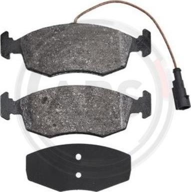 A.B.S. 37865 - Brake Pad Set, disc brake www.parts5.com