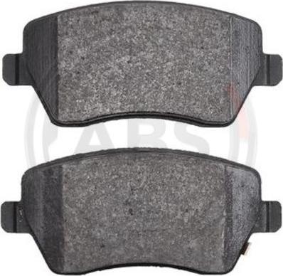 A.B.S. 37873 - Brake Pad Set, disc brake www.parts5.com