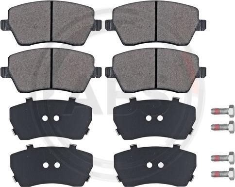 A.B.S. 37395 - Brake Pad Set, disc brake www.parts5.com