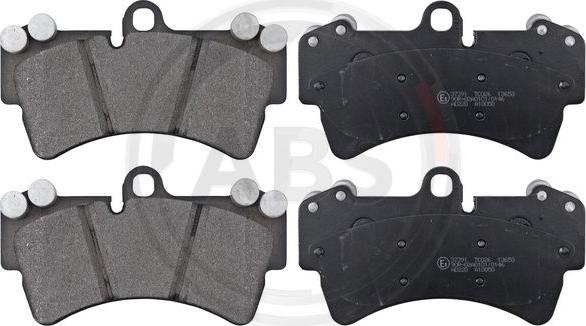 A.B.S. 37391 - Sada brzdových destiček, kotoučová brzda www.parts5.com