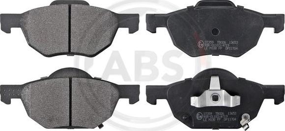 A.B.S. 37359 - Sada brzdových destiček, kotoučová brzda www.parts5.com