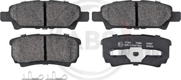 A.B.S. 37384 - Brake Pad Set, disc brake parts5.com