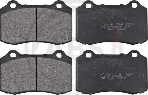 A.B.S. 37388 - Brake Pad Set, disc brake www.parts5.com