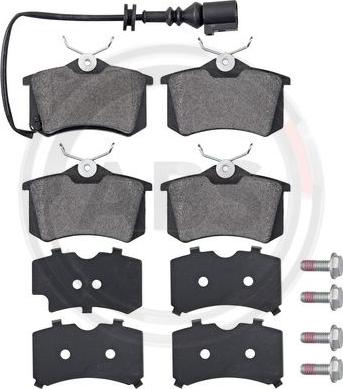 A.B.S. 37334 - Brake Pad Set, disc brake www.parts5.com