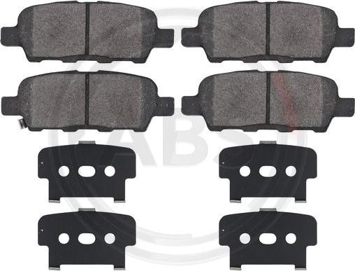 A.B.S. 37321 - Brake Pad Set, disc brake www.parts5.com